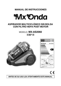 Notice Mx Onda MXAS2060 Staubsauger