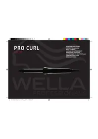 Notice Wella PRO CURL COLOR Glätteisen