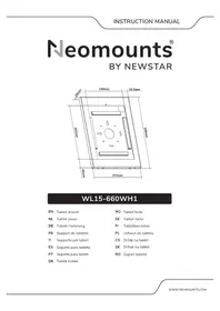 Notice Newstar WL15660WH1 Support pour tablette