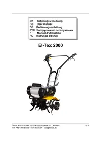 Notice Texas ELTEX 2000 Cultivateur
