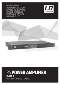 Notice LD Systems XS 700 Recepteur
