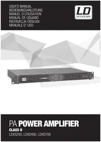 Notice LD Systems XS 400 Recepteur