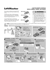 Notice LIFT-MASTER 893MAX Télécommande