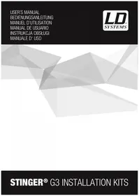 Notice LD Systems STINGER 10 G3 WMB 1 Haut-parleur