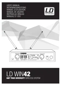 Notice LD Systems WIN 42 HHD B 5 Microphone