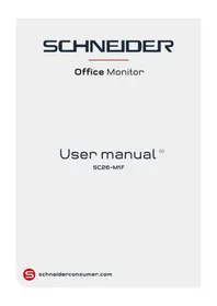 Notice SCHNEIDER SC26M1F Monitor