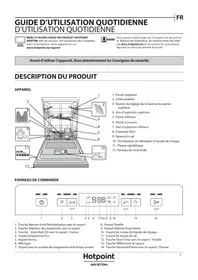 Notice HOTPOINT HFC 3T141 WC SB Lave-vaisselle