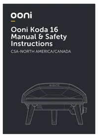 Notice OONI KODA 16 Four à pizza