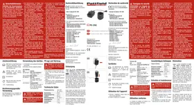 Notice Pattfield PE12VC Batterie