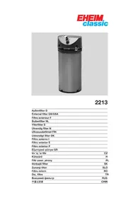 Notice EHEIM CLASSIC 2213 Filtre à eau