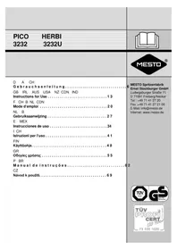 Notice MESTO PICO 3232 Programmateur d'arrosage