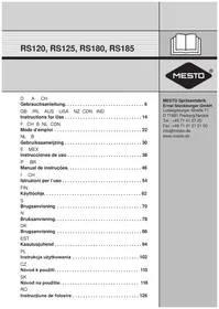 Notice MESTO RS185 Programmateur d'arrosage