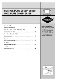 Notice MESTO 3595P Programmateur d'arrosage