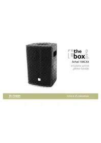 Notice The Box Pro ACHAT 108 CXA Haut-parleur
