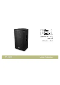 Notice The Box Pro DSX 112 Haut-parleur