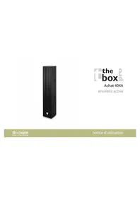 Notice The Box Pro ACHAT 404 A Haut-parleur