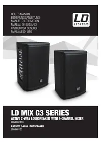 Notice LD Systems STINGER MIX 6 A G3 Système hifi