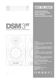Notice Reloop DSM3 BT Haut-parleur
