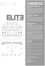 Notice Reloop ELITE DJ Equipment
