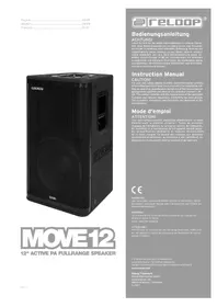 Notice Reloop MOVE 12 Haut-parleur