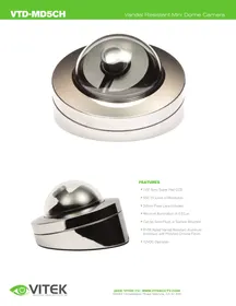 Notice Vitek VTDMD5CH Caméra de surveillance