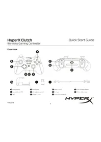 Notice HYPERX CLUTCH Contrôleur