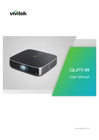 Notice VIVITEK QUMI Q9 Projecteur
