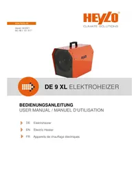 Notice Heylo DE 9 XL Chauffage