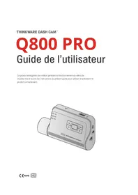 Notice Thinkware Q800 PRO Dashcam