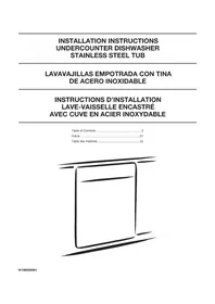 Notice JENN-AIR KDPE334GPS Lavavajillas