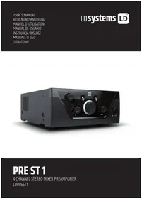 Notice LD Systems PRE ST 1 Recepteur