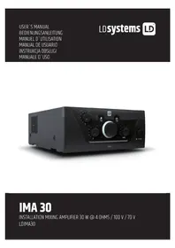 Notice LD Systems IMA 30 Recepteur