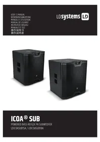 Notice LD Systems ICOA SUB 18 A Caisson de basses