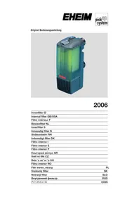 Notice EHEIM PICKUP 2006 Filtre à eau