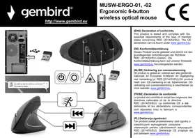 Notice Gembird MUSWERGO02 Souris