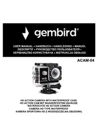 Notice Gembird ACAM04 Camcorder