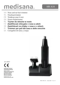 Notice MEDISANA HR A10 Tondeuse à barbe