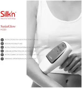 Notice SILKN SATINGLOW H3301 IPL-Haarentferner