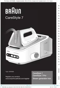 Notice BRAUN CARESTYLE 7 IS 7043 темір