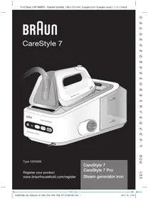 Notice BRAUN CARESTYLE 7 IS 7055 темір