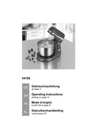 Notice Gourmetmaxx 04788 Robot ménager