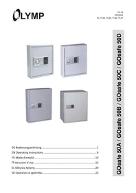 Notice Olymp GOSAFE 50A Coffre-fort