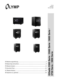 Notice Olymp GOSAFE 5500FP Coffre-fort