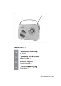 Notice EasyMaxx 08374 Radio