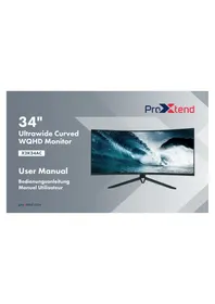 Notice ProXtend PXD3434141 Moniteur