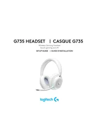 Notice LOGITECH G735 Fones de ouvido