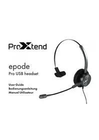 Notice ProXtend EPODE Casque