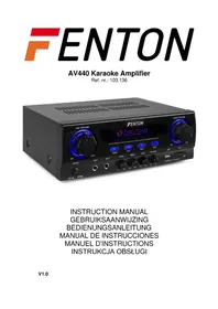 Notice Fenton AV440 Recepteur