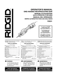 Notice RIDGID R3031