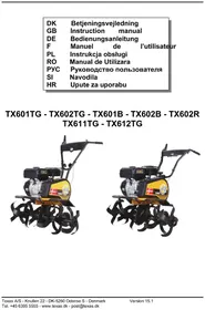 Notice Texas TX602TG Cultivateur